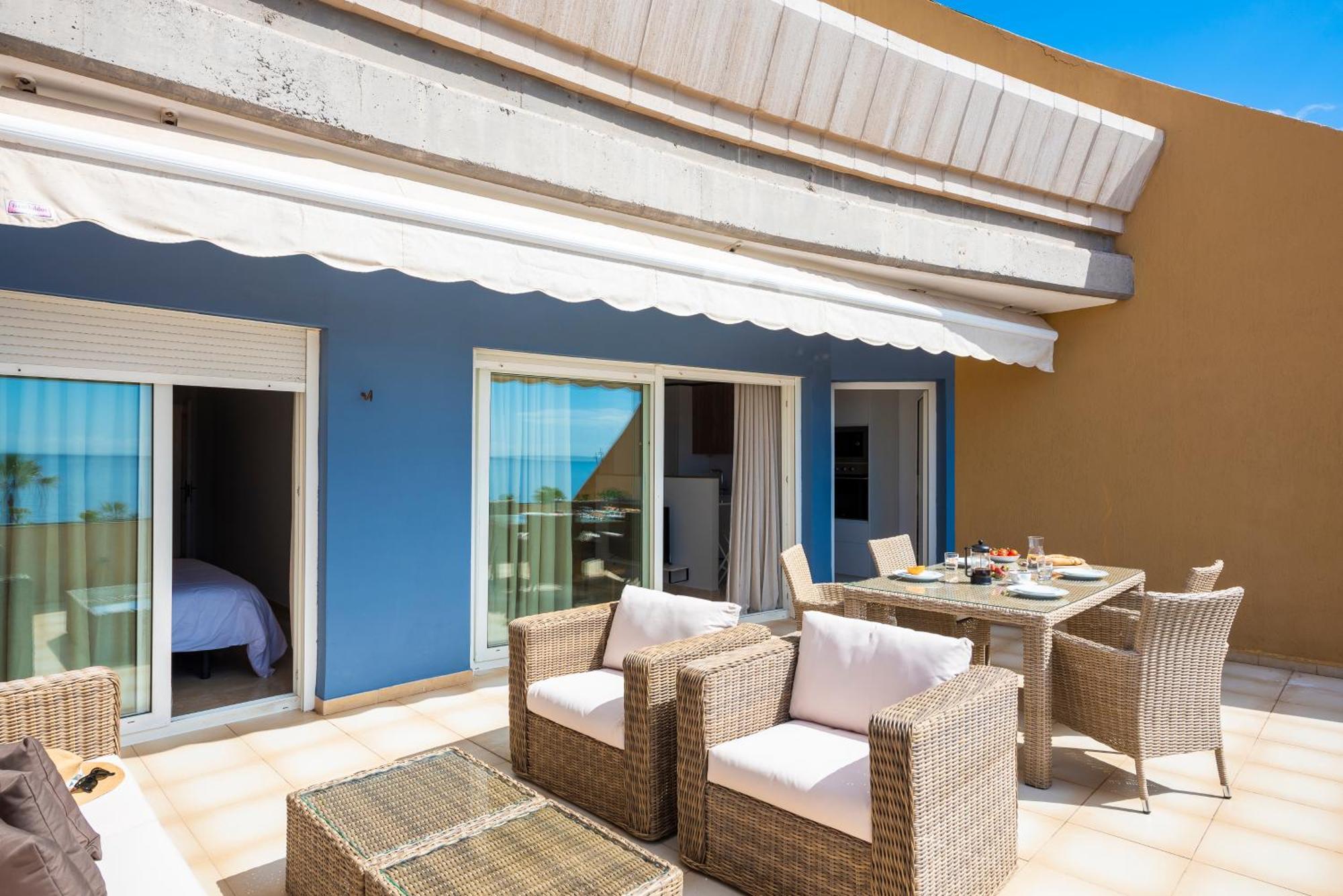 Beach Apartment With Terrace And Private Parking Radazul Exterior photo